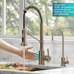 KRAUS Bolden touchless sensor pull down faucet
